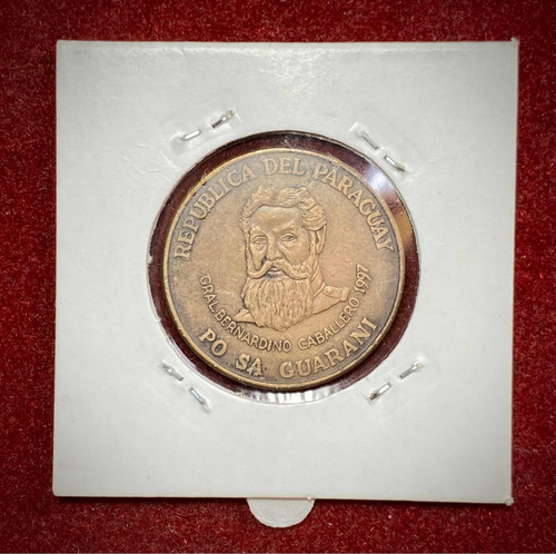 Moneda 500 Guaraníes Paraguay 1997 Km 194 Valor Edificio (Usado)