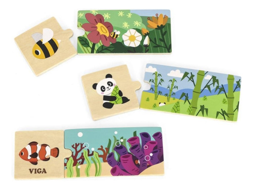 Puzzle Animales 20 Pcs Para Niños - Viga