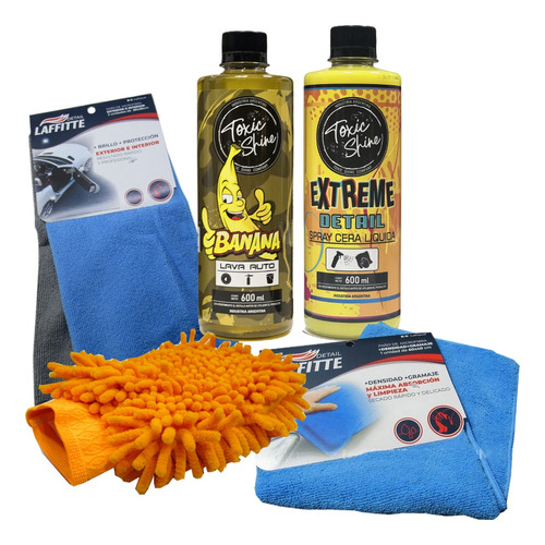 Kit Lavado Exterior Toxic Shine Shampoo Elite Extreme Detail