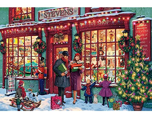 Buffalo Games - Christmas Toyshop - Rompecabezas De Piezas