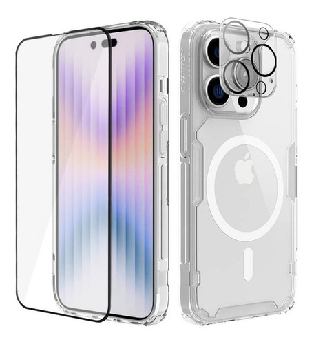 Case 360° Nillkin (mag) Para iPhone 14 Pro Max + Mica