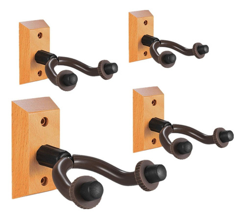 4 Pcs Colgador De Pared Para Guitarra Soporte Para Guitarra