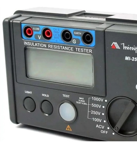 Megômetro Digital Profissional Catiii 600v Minipa Mi-2552