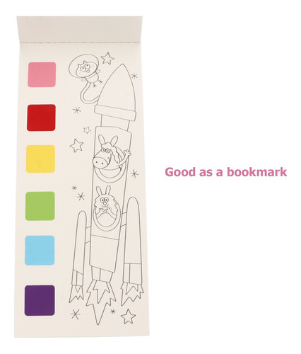 Libro De Acuarela Que Los Niños Pintan Para Mejorar La Creat