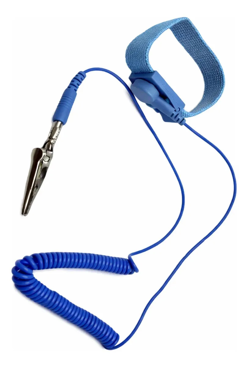Pulseira Antiestática Uso Profissional Aterramento Anti Choque