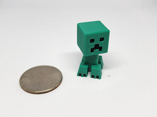 Mini Creeper Minecraft 3d Para Armar Kit Estilo Tarjeta