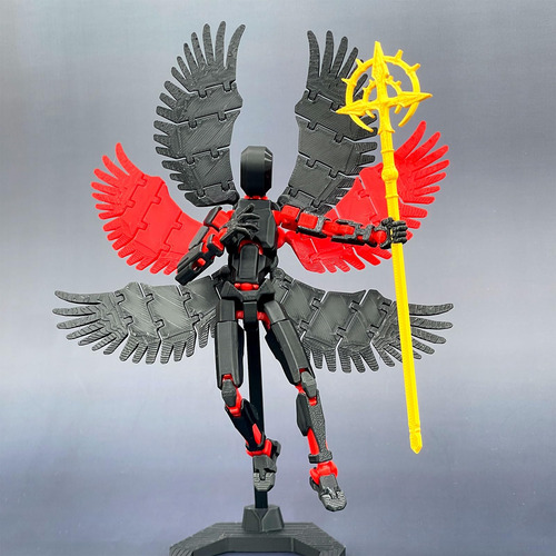 Figura Impresa En 3d De 5.5 Pulgadas Titan 13 Figura De