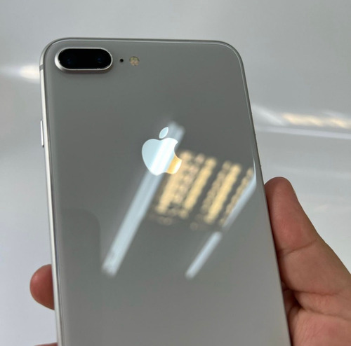 Imagen 3 de 10 de Apple iPhone 8 Plus 64gb Silver Cargador Cable Funda Glass
