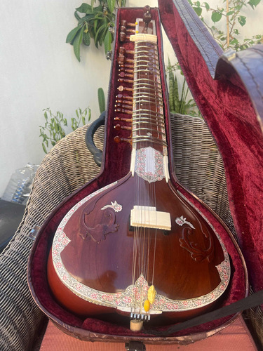 Sitar Hindu Paloma + Estuche + Mizrab