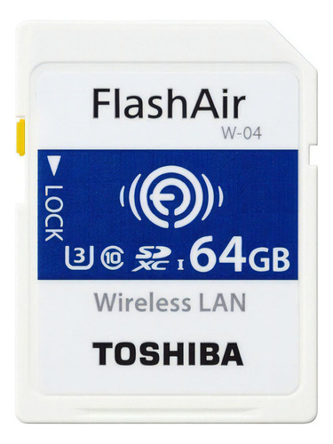 Memoria Sd 64gb Clase 10 Wifi Toshiba Flashair