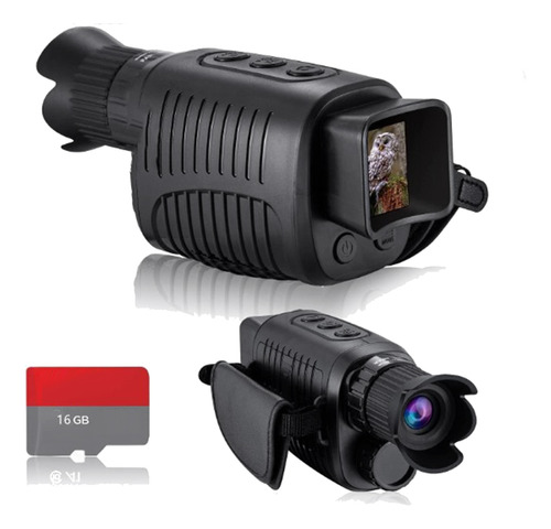 Hun De Visión Nocturna Monocular Hd De 1080p, Infrarrojo, Zo