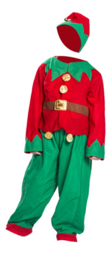 Conjunto De Disfraz Navideño, Traje De Cosplay Con Sombrero