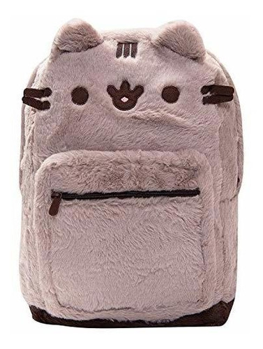 Pusheen The Cat Backpack With Cat Face For Girls Fuzzy Backp