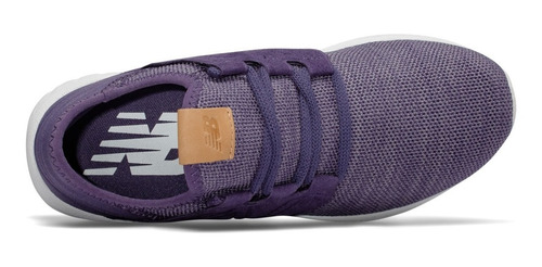 Imagen 4 de 7 de Zapatilla New Balance Cruz Violeta Blanco Mujer Rcdmr