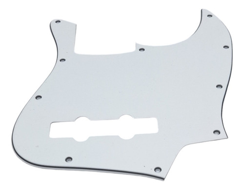 Pickguard Jazz Bass Blanco Sambong Pm14 Musicalgotica
