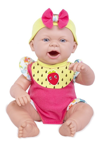 Boneca Baby Ninos Hora Do Lanche Reborn Cotiplas 2406