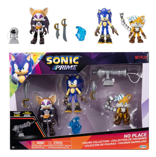 Sonic Prime3 Figuras 4 Acesorios Multipack Wave 2