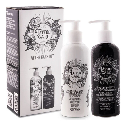 Crema Y Jabon Tatuaje Restaurador De Colores Y Cicatrizante