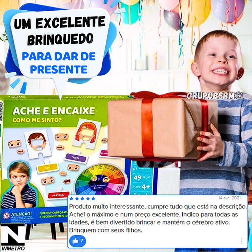 Jogo Das Emoções Ache Encaixe Como Me Sinto Expressão Facial