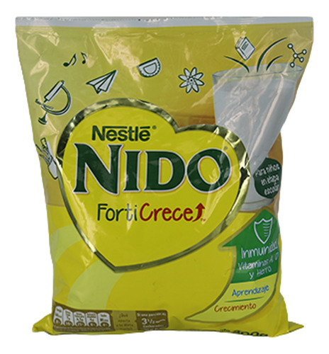 Imagen 1 de 1 de Alimento Lácteo Nido Forticrece X 800 G Nestlé