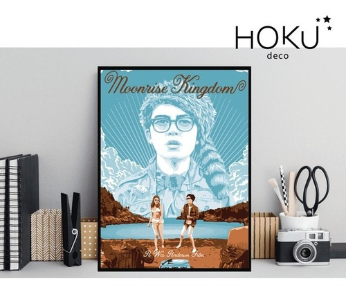 Imagen 1 de 1 de Cuadro Decorativo 30x40 Cine- Moonrise Kingdom Wes Anderson