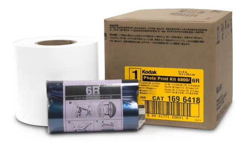 Kit Papel Kodak P/ Impressora 605/6800 - 750 Fotos 10x15