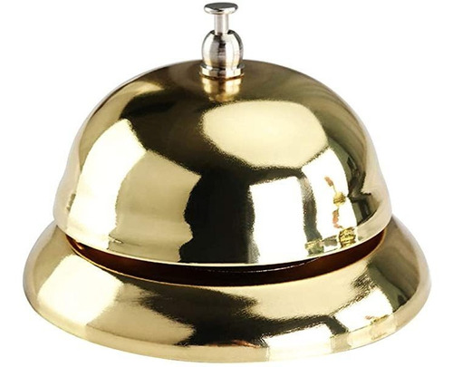 Toyandona 1pc Gold Call Campana S, Campana De Servicio De 3