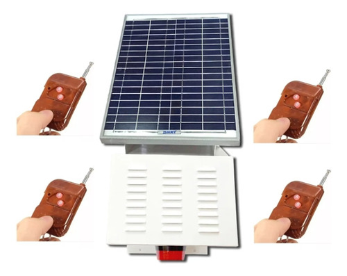 Alarma Solar + 4 Botón De Pánico / Envío Gratis 