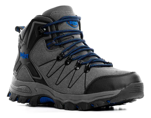 Calzado Botas Tácticas Outdoor Trekking Para Hombre - Azul — El