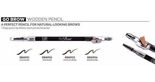 Imagen 5 de 7 de Delineadores Para Cejas - Ruby Kisses Go Brow Ceja Lápiz De