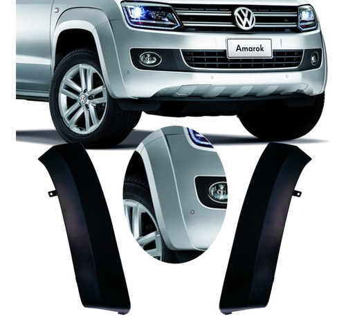 Fender Moldura Amarok Paragolpe Delantero Para Pintar Izquie