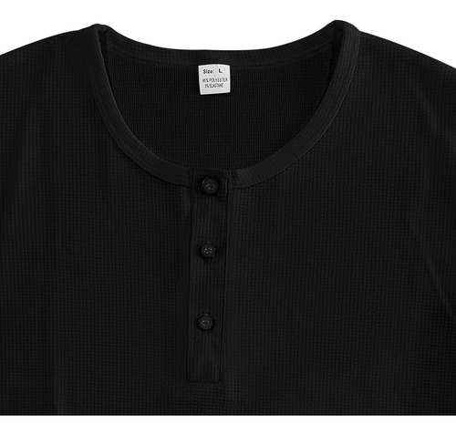 Polera Básica Para Hombre, Estilo Gofre Casual, Polera Henry