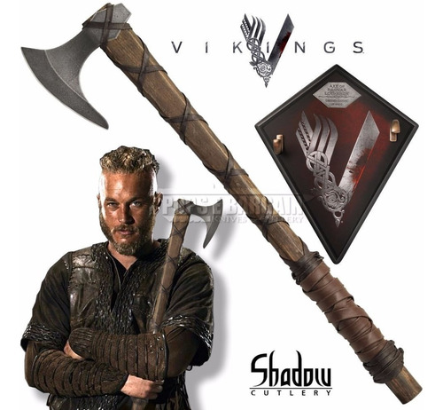 Vikings Hacha De Batalla Ragnar De Coleccion A Pedido!