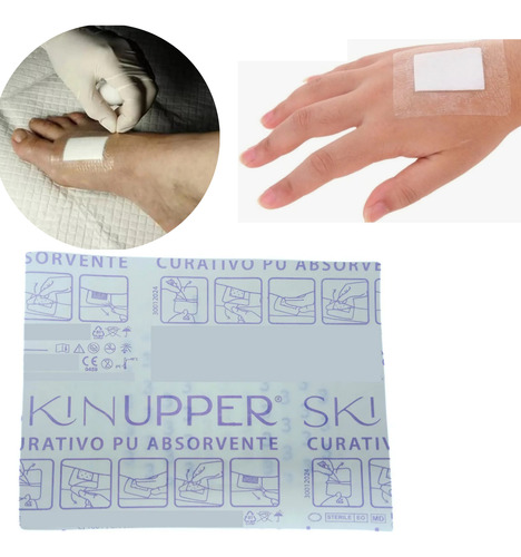 Curativo Filme Vapor C/ Compressa Absorvent 8x15 - 5 Unidade