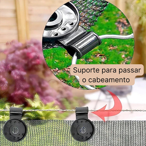 1000 Presilha Agroclip Tela Sombrite Conector Sombra Tecido