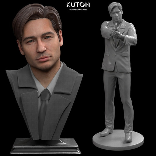 Archivo Stl Impresión 3d - X Files - Fox Mulder - Kuton