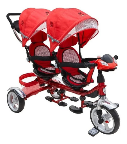 Triciclo Doble Lamborghini Musica Y Luz Baby Shopping