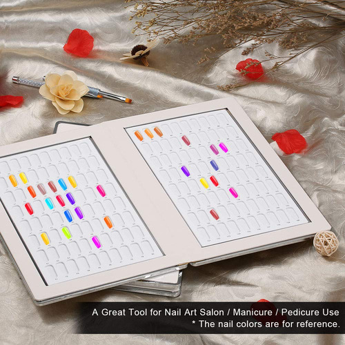 Nail Color Display Book,anself 160 Colors Nail Polish Colors