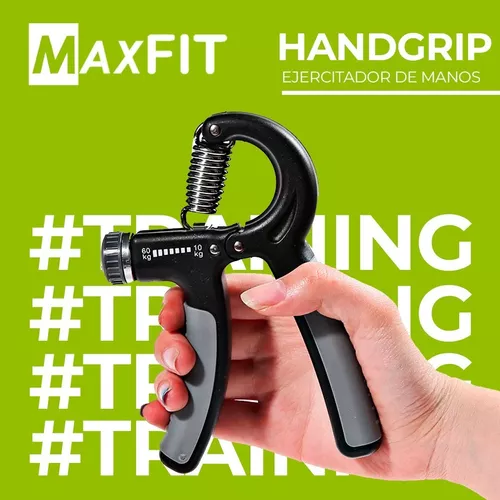 Ejercitador De Manos Hand Grip Fortalecedor Maxfit Wl1901 Color Negro