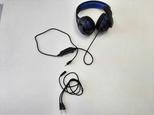 Imagem 3 de 9 de Headset Gamer Gxt307b Ravu Azul Ps5/xbox Seriex Pc Seminovo