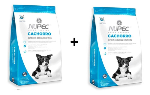 2 Bultos Nupec Cachorro Raza Mediana/grande Bolsa De 20kg