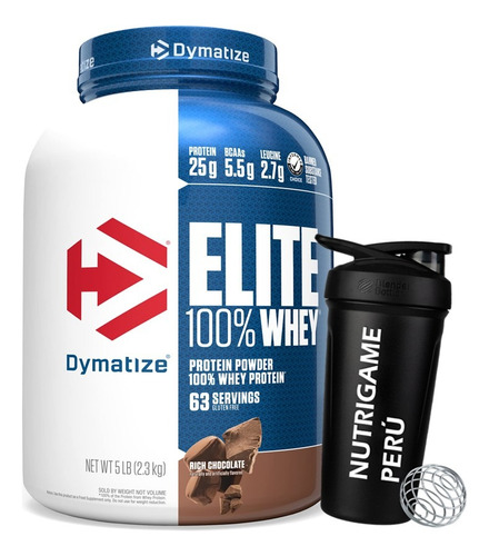 Elite Whey 5lb Proteina Americana Dymatize - Tienda Fisica