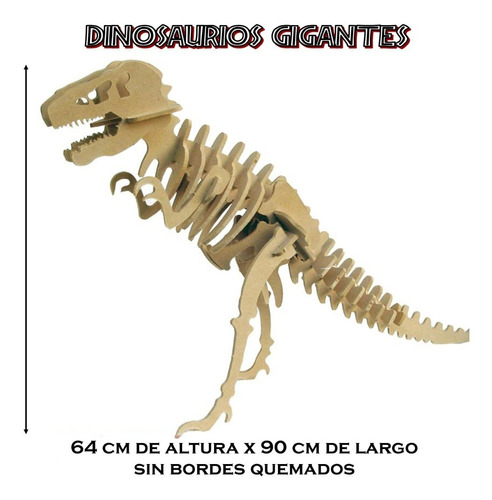 Imagen 1 de 5 de Dinosaurios Gigantes 3d Para Armar Y Coleccionar, Unicos