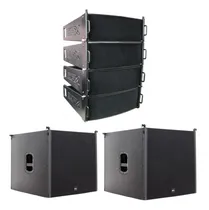 Comprar Sistema Line Array Activo Dfx Sound 3200w Con Dsp