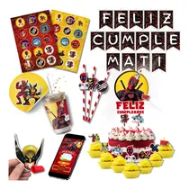Comprar Kit Imprimible Candybar Deadpool Pdf Personalizados Cumple