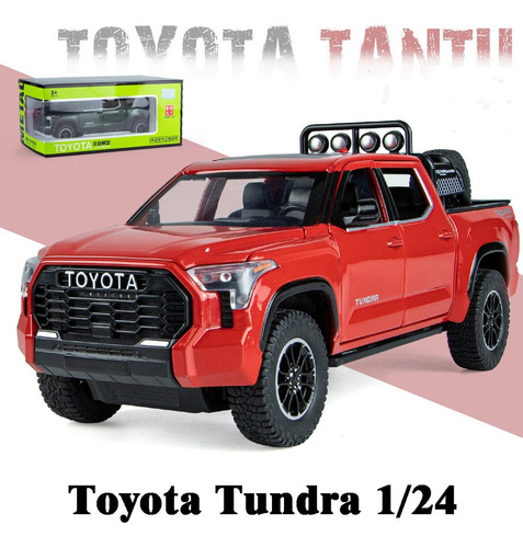 Toyota Tundra Camioneta Todoterreno Miniatura Metal Coche