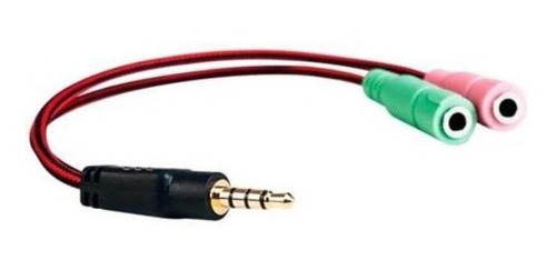 Imagen 1 de 1 de Cable Adaptador Ps4 Miniplug 3.5 Mm M A 2 Miniplug 3.5 Mm H