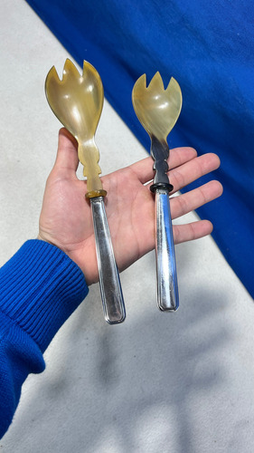 Cubiertos Para Ensalada Cristofle Plateado (Usado)