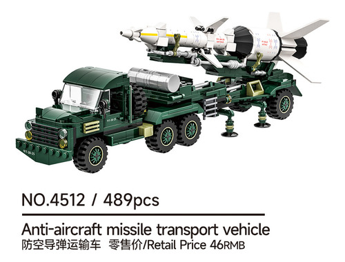 Veículo De Transporte De Mísseis Vanger Building Blocks 4512