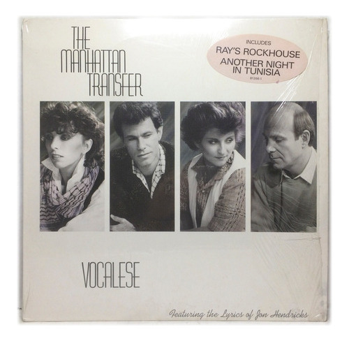 Vinilo The Manhattan Transfer Vocalese Lp Usa 1985